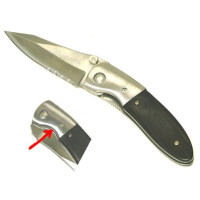 Hidden Release A O Knife SP082-40BW Switch Blade!